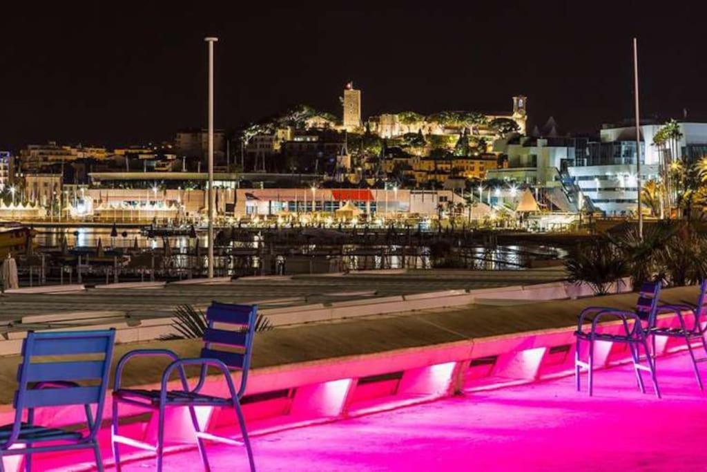 Cannes Palm Beach Parking, Clim, Wifi Plage 2' A Pieds Екстер'єр фото